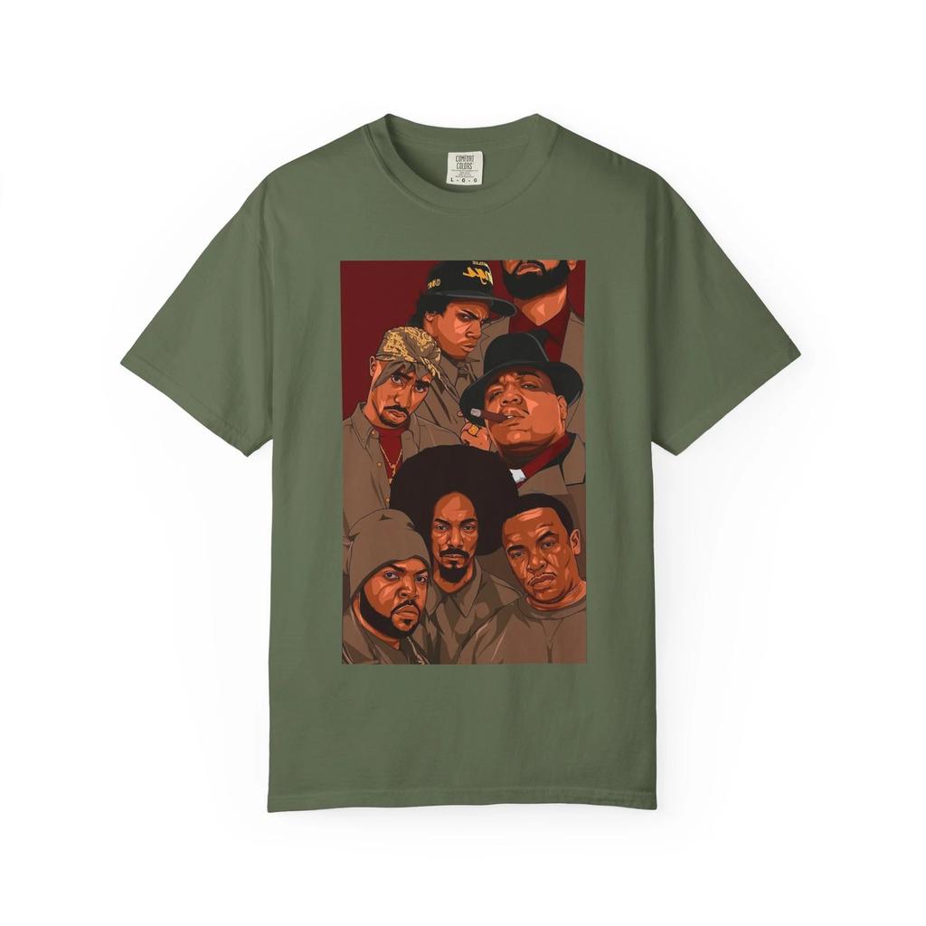 Vintage-Style Graphic Tee for Music Lovers, Unisex Casual Shirt, Hip-Hop 2