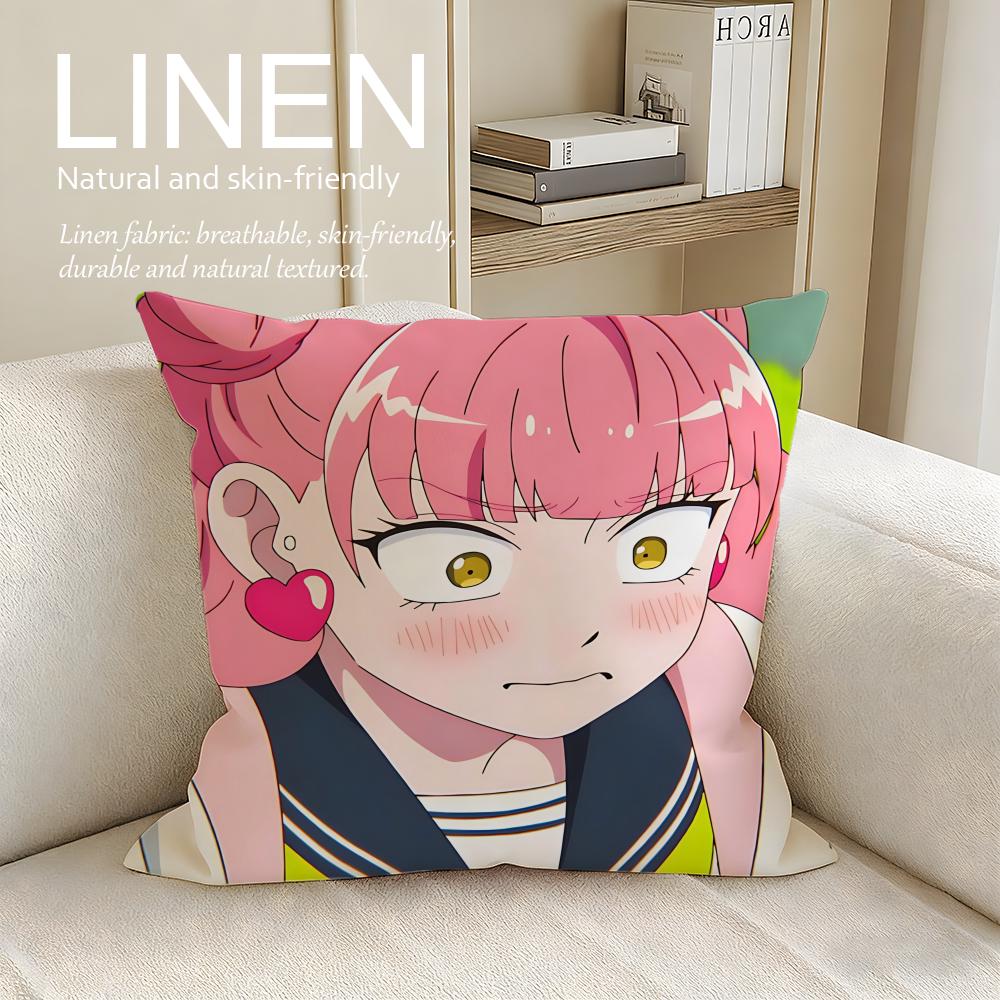 You and I Are Polar Opposites Cushion Cover Linen Decorative Pillowcase Set Pcs  x Breathable Washable Sofa Cushion Cover