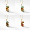 Vintage Shell Pendant Necklace With 18k Gold Plating For Women And Men