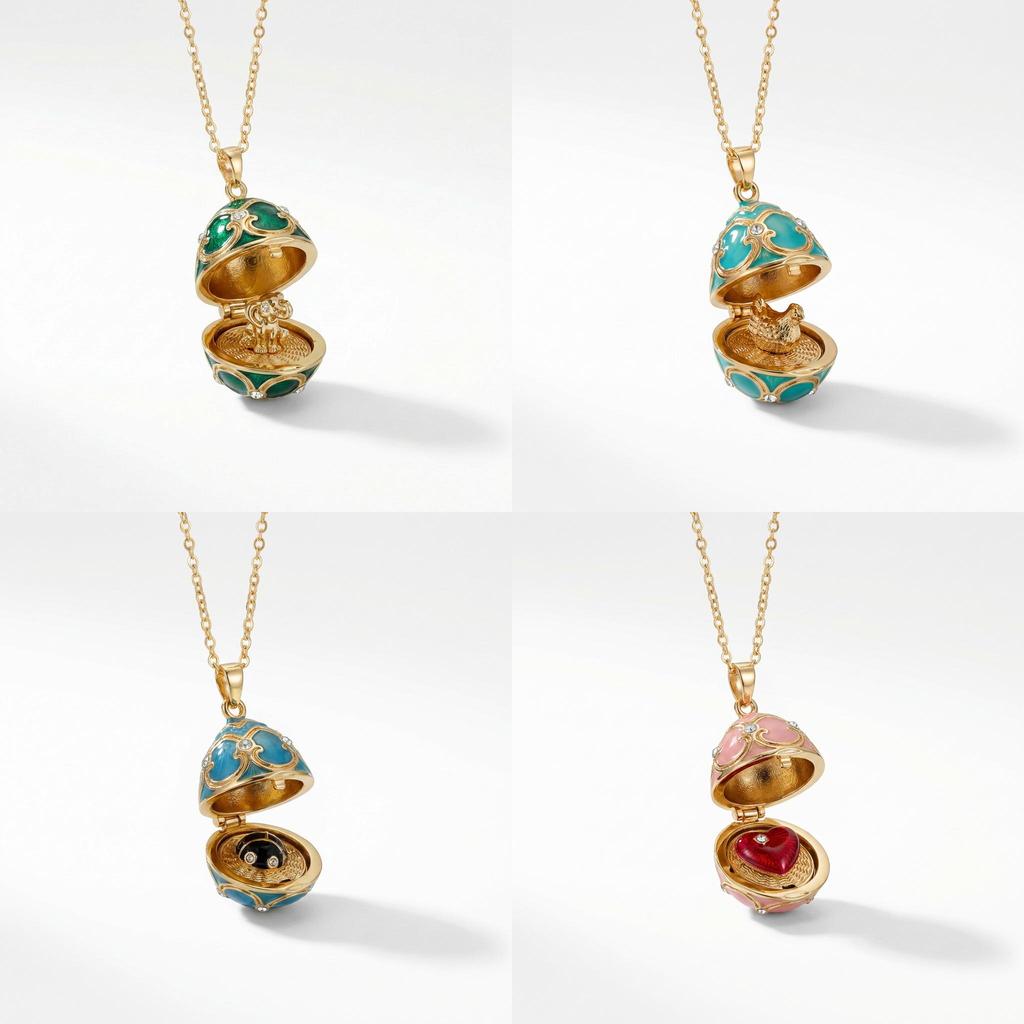 Vintage Shell Pendant Necklace With 18k Gold Plating For Women And Men