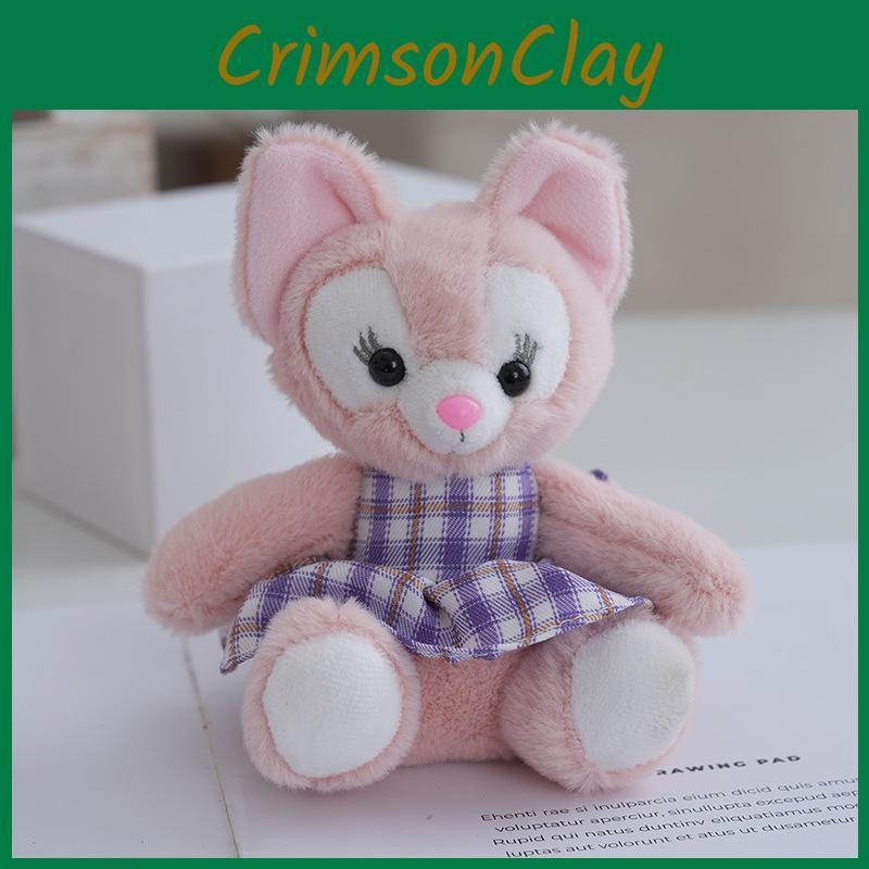 Cute Linabell Fox Plush Keychain With Pp Cotton Material For Accessories Bag