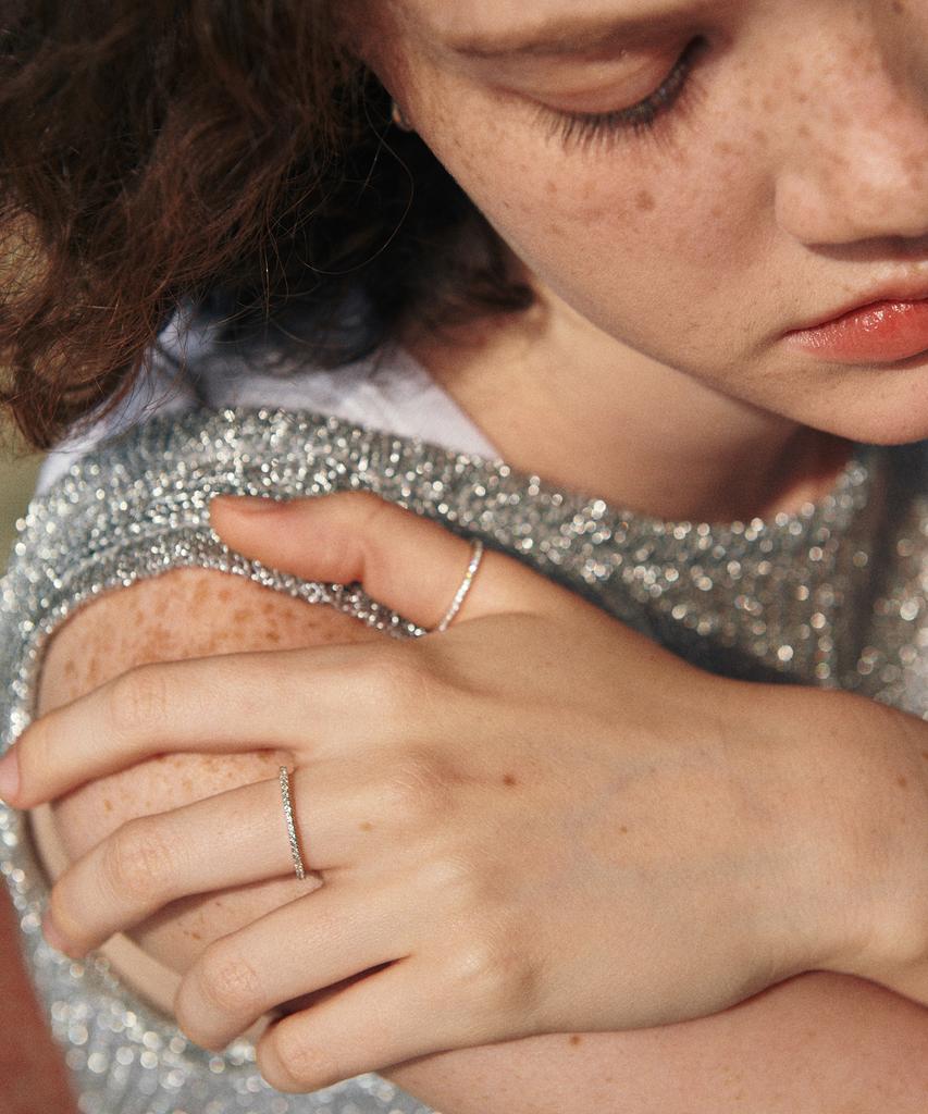 Verte [925 Silver] Cinq.Silver.210 / Anse Dew Ring