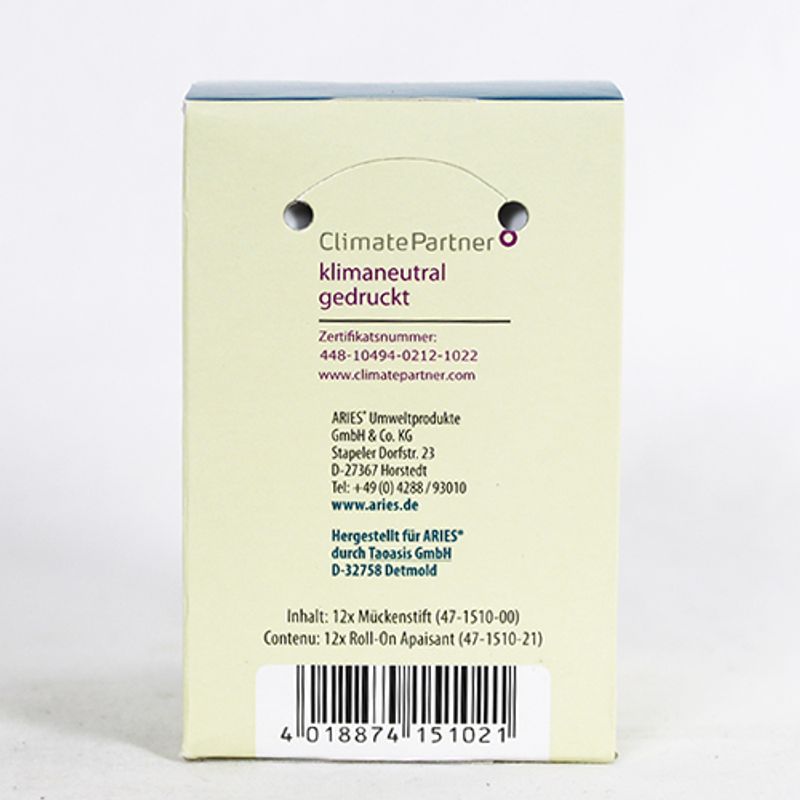 Aries Anti-Muk (Insect) Natural Stick 10mlX12 Pack (Box Product)