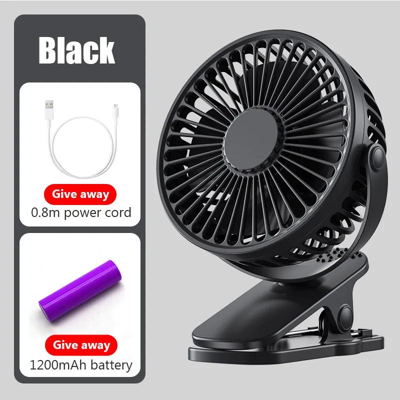 USB Mini Wind Power Handheld Clip Fan Convenient And Ultra-quiet Fan High Quality Portable Student Cute Small Cooling Ventilador