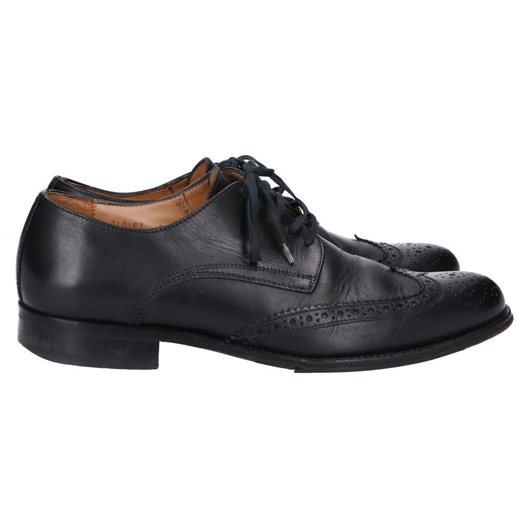 JOHNSTON&MURPHY  Wing tip shoes shoes 8 blackUsed