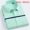 Large Size 7XL 8XL 9XL Summer and Spring Men's 10XL 11XL 12XL 13XL 14XL 160 Kg Short-sleeved Lapel Business Classic White Shirt