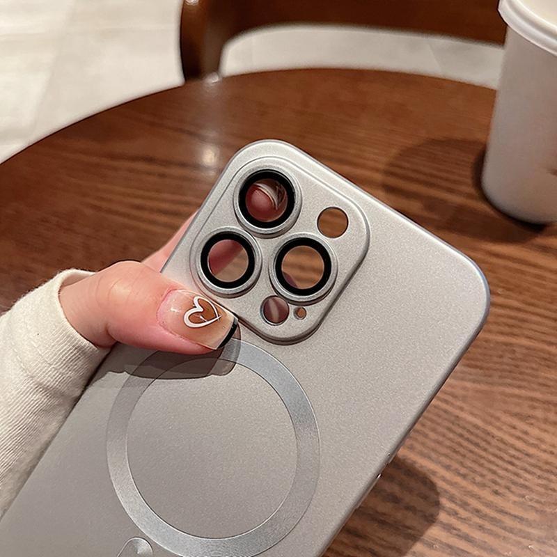 For Magsafe Wireless Charging Case For iPhone 16 14 13 12 11 15 Pro Max XS X XR 8 7 Plus SE2 Soft Magnetic Matte Bumper Cover