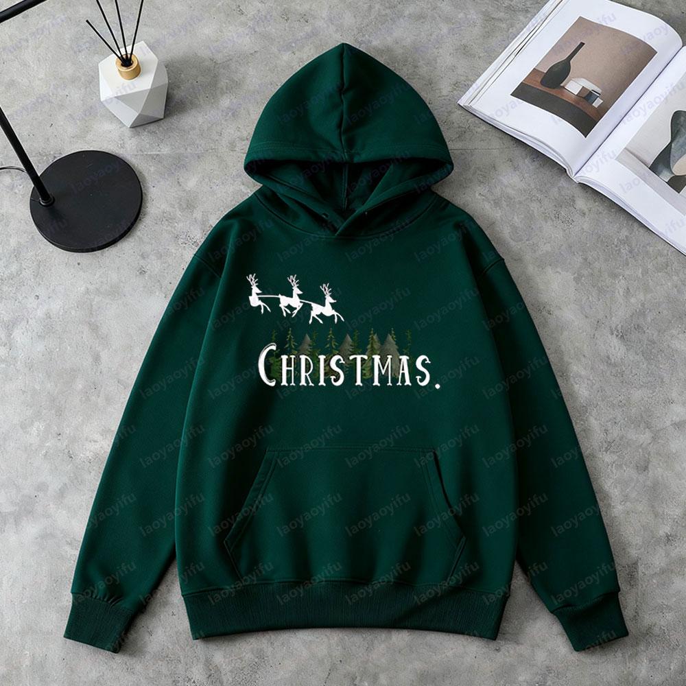 

Парные Рождественские Костюмы Смешные Худи Merry Christmas Рождественский Подарок Унисекс Женская Толстовка Супруги Рождество Повседневная Одежда S