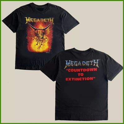 Vintage Megadeath 'Countdown To Extinction' Tshirt Unisex T-Shirt