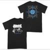 Sunami Tsunami Bands Black Gold Dark Rock Series American Hardcore Rock Heavy Metal Mens and Womens Shortsleeved Tshirts