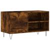 Record Cabinet Smoked Oak 85 x 38 x 48 cm Wood Based Panel
