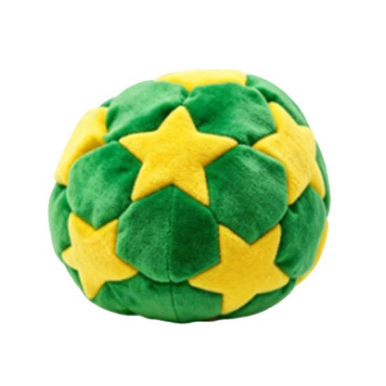 Portable Soccer Footbag for Kids, Soft Juggling Ball, Handmade Colorful Hacky Kick Balls for Backyard Beach