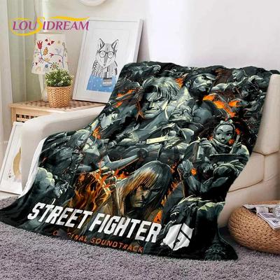 Últimas Mantas Suaves Retro de Videojuegos Street Fighter SF, Manta de Tiro para Mantenerse Caliente, Manta Cómoda para Picnic, Camas, Sofá, Hogar, Dormitorio