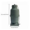 Marine Drainage Drain with Tethered Cap | Resistant Construction, Secure Threaded Connection, Boat