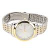 Quartz Men Watch Commercial Dual Date Stylish Classic Quartz Stainless Steel Dress Watch Gold and