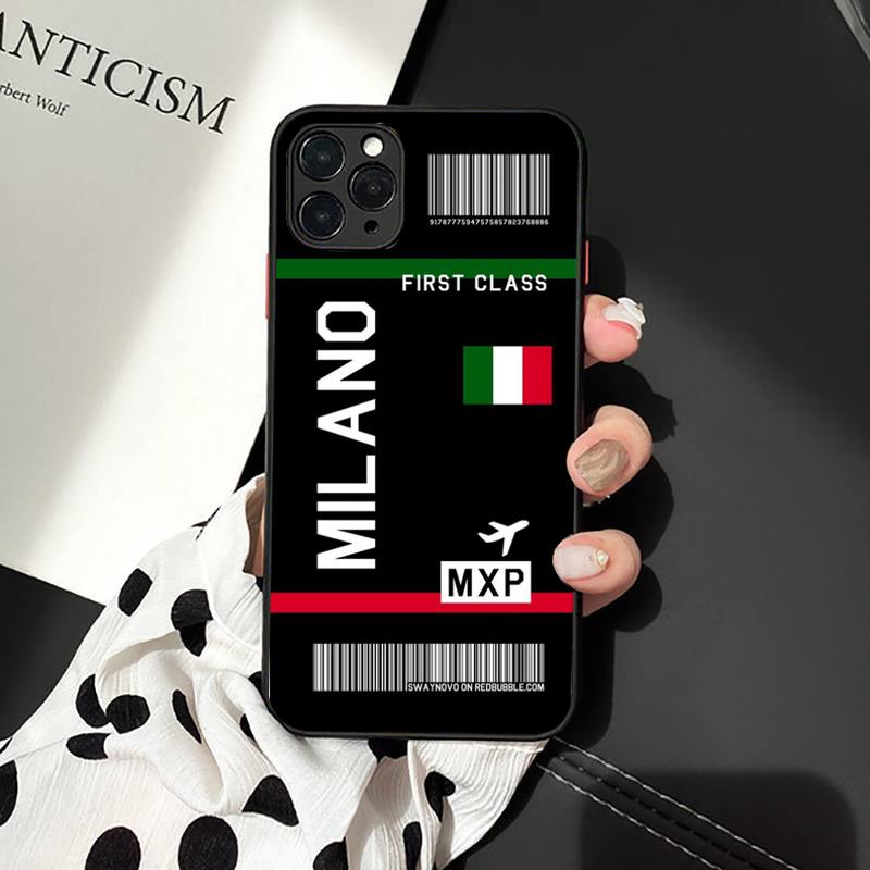 Custodia per telefono INS Biglietto Luce Aereo per iPhone 11 12 13 mini pro XS MAX 8 7 6 6S Plus X 5S SE 2020 XR