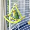 Hanging Parrot Swing Toy Bite Resistant Parrots Exercise Wheel Perch  Cage Accessories