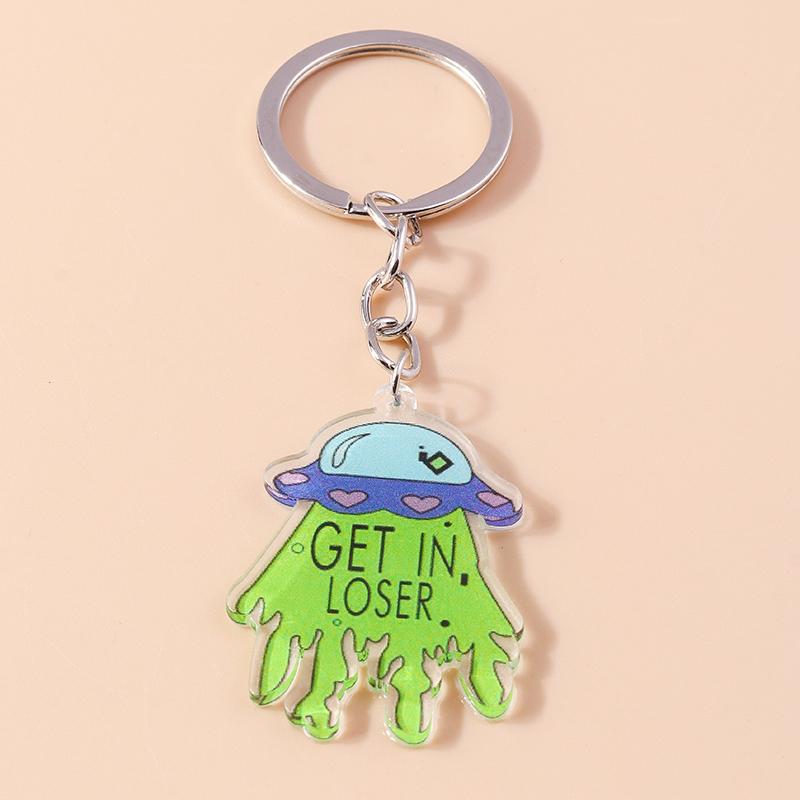 Cute Resin Animal Dinosaur Keychain Turkey Key Ring Pendants for Car Key Holder Women Girls Handbag Decor DIY Key Chain Gift