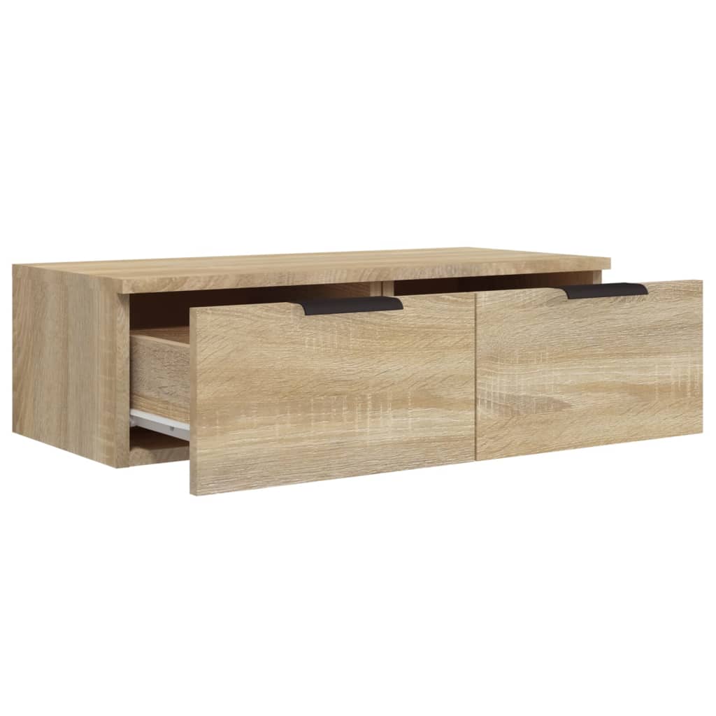 vidaXL Wandschrank Sonoma-Eiche 68x30x20 cm Holzwerkstoff