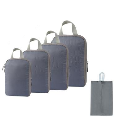 Travel Compression Bag Includes Travel Pouch and Shoe Compression Durable Machine Perfect for Sorting Organizing Business and Overseas Packing and