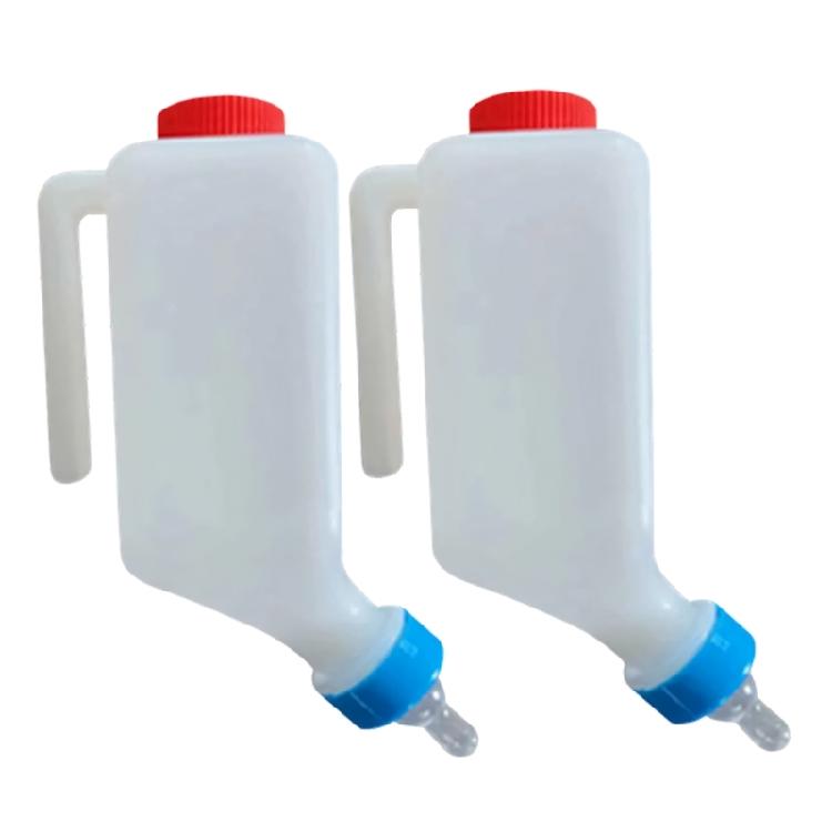 Practical Poultry Nipples Bottle Feeders Reusables Poultry Milk Feeders Bottle with Hanging Hook for Thorough Cleaning