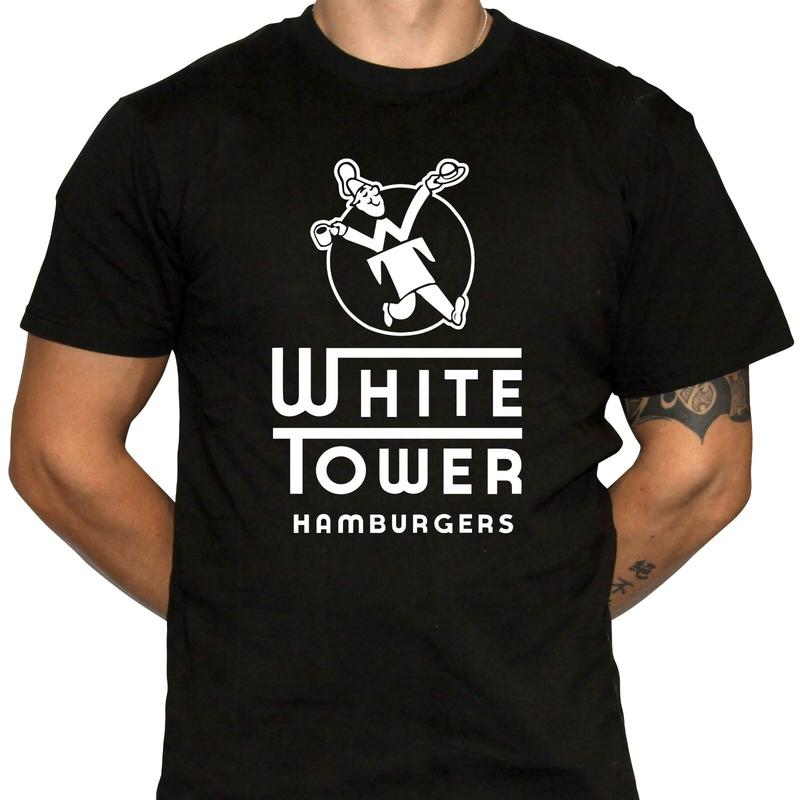 

White Tower Hamburgers T-Shirt - Defunct Burger Chain - Unisex T-Shirt M