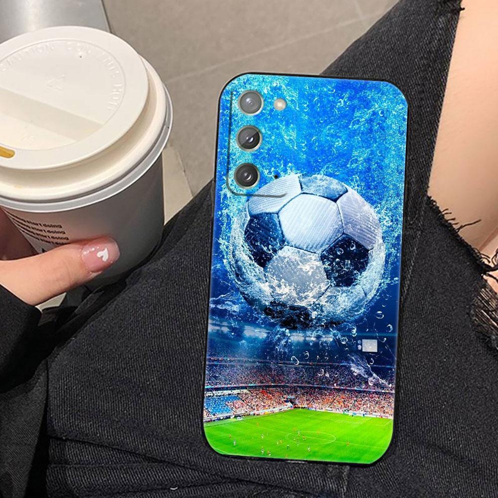 

Soccer Football Ball Phone Case For Samsung NOTE 20 10 M23 M53 A80 A70 A50 A30 A24 A13 A12 A07 A06 A05S A04 A03S A03 A04E Cover Samsung M535G