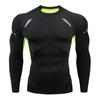 Langarm Sport T-shirt Training Jogging Shirts Gym Sport Quick Dry Rashgard Männer Kompression Fitness Engen Lauf T-shirt