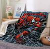 Custom Name Spider-Man Adventures Flannel Blanket Throw Blanket Soft Warm Sofa Bed Decor Unique Gift
