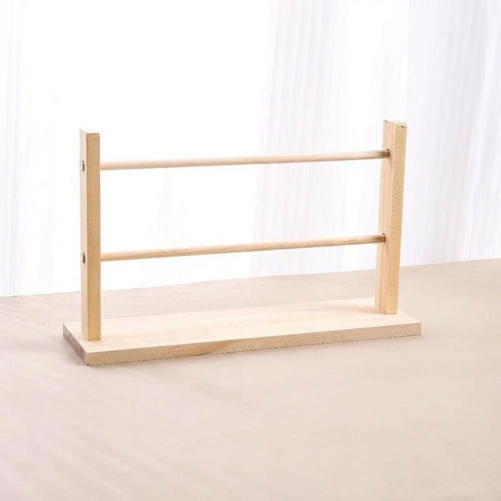 Storage Shelf Wooden Storage Rack 2/3/4 Layer Jewelry Organizer Holder Bracelet Frame  Living Room
