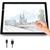 A3 Light Pad for Diamond Art Bright Board, Tracing Light Up Box for Weeding Vinyl, Ultra-Thin Copy Board with Adjustable Brightness for Drawing,