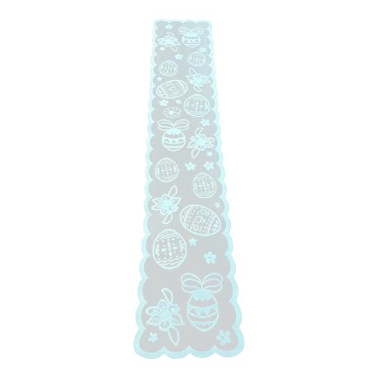Easter Lace Table Runners, 72 Inch Spring Easter Eggs Table Runner, Easter Bunny Table Decorations for Home Dining Room, Easter Party Decorations and