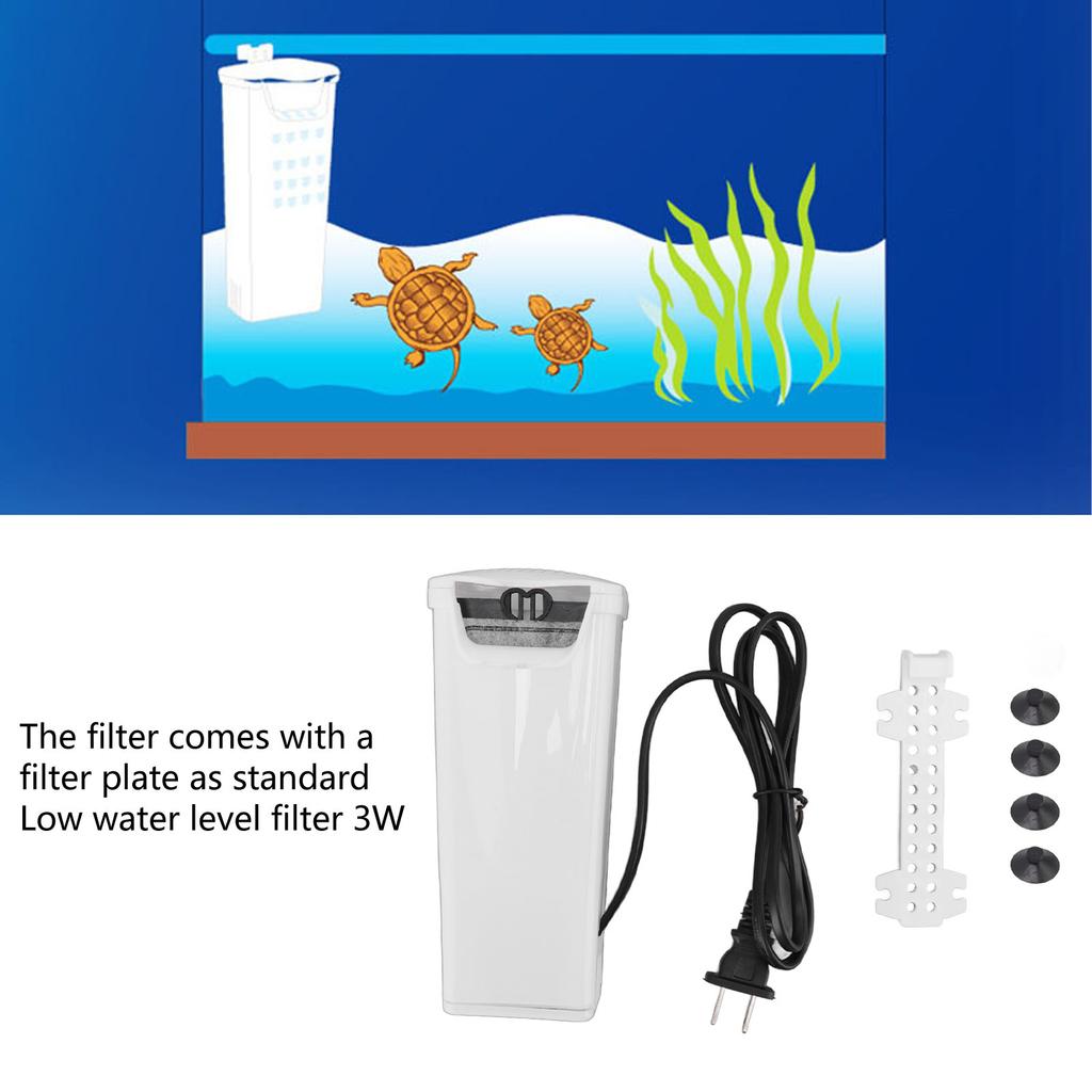 Filter Multifunctional Low Noise Built in Water Purifier Small Fish   Filter   3W