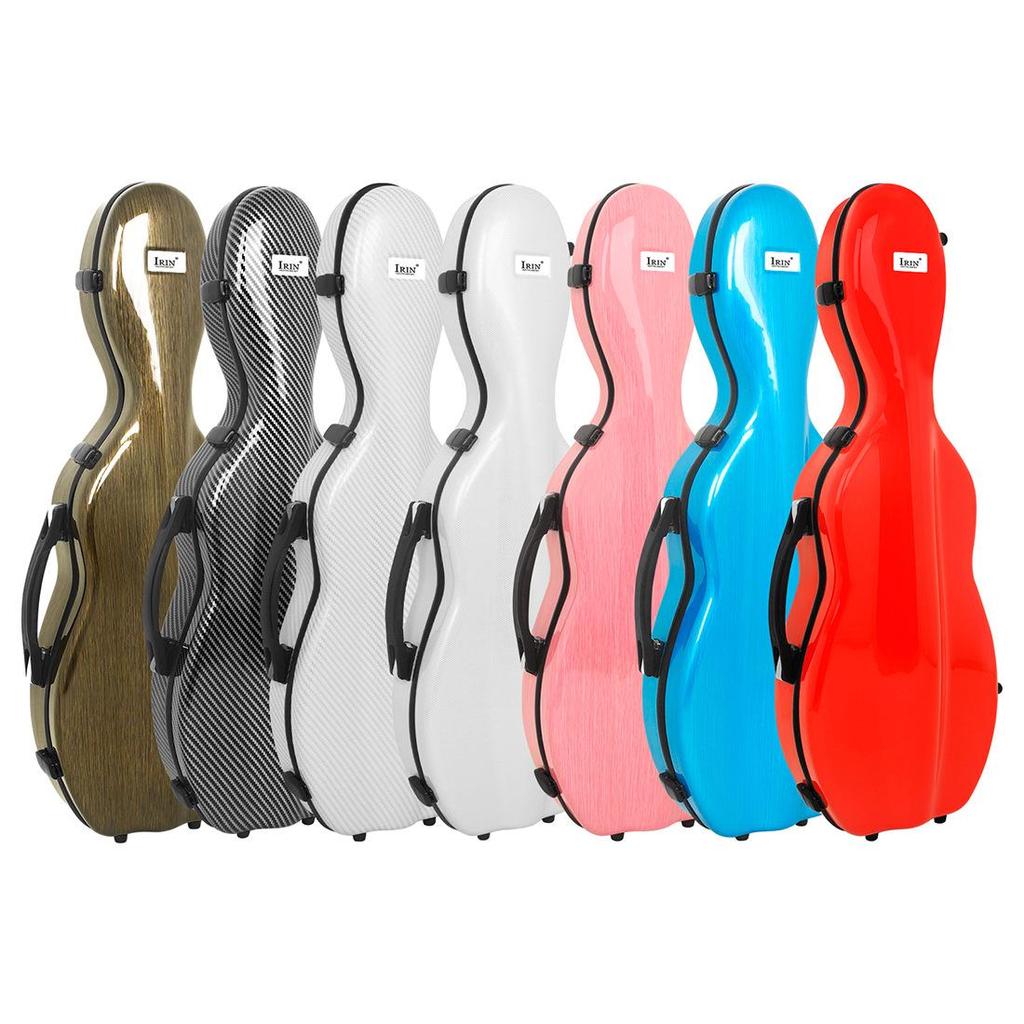 IRIN Lightweight Pressure-Resistant Fiberglass Carbon Fiber Violin Case with Thermometer