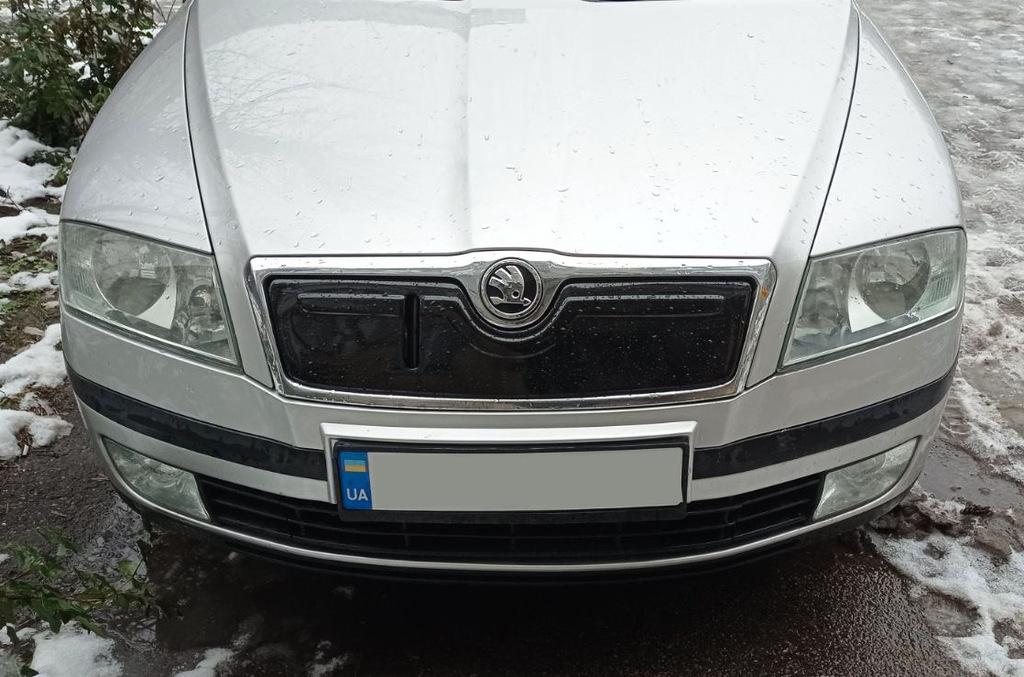 

Зимова накладка на решітку (верхня) Матова для Skoda Octavia II A5 2006-2010 рр.