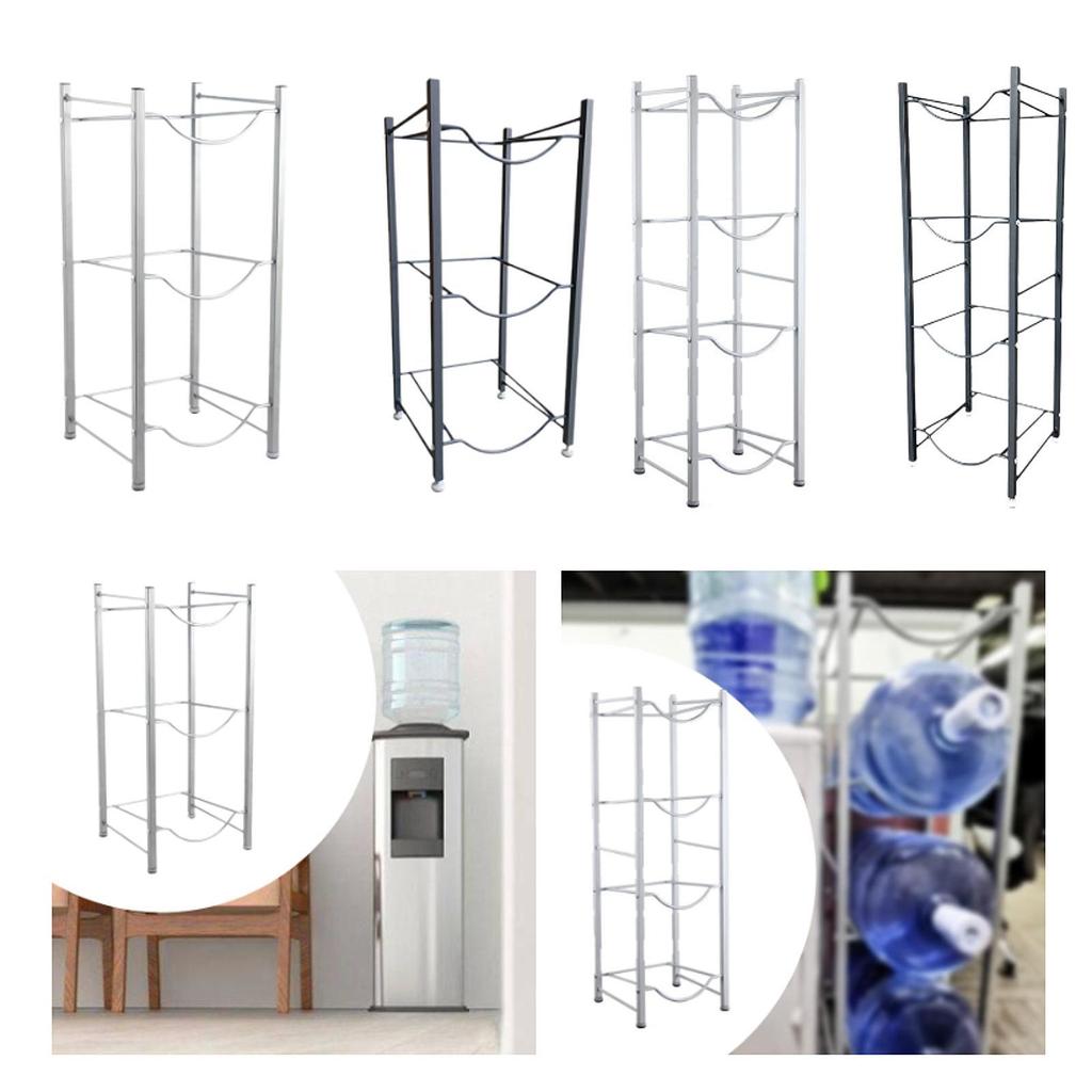 5 Gallon Water Bottle Holder Shelf Dispenser Stand Water Bottle Storage Rack