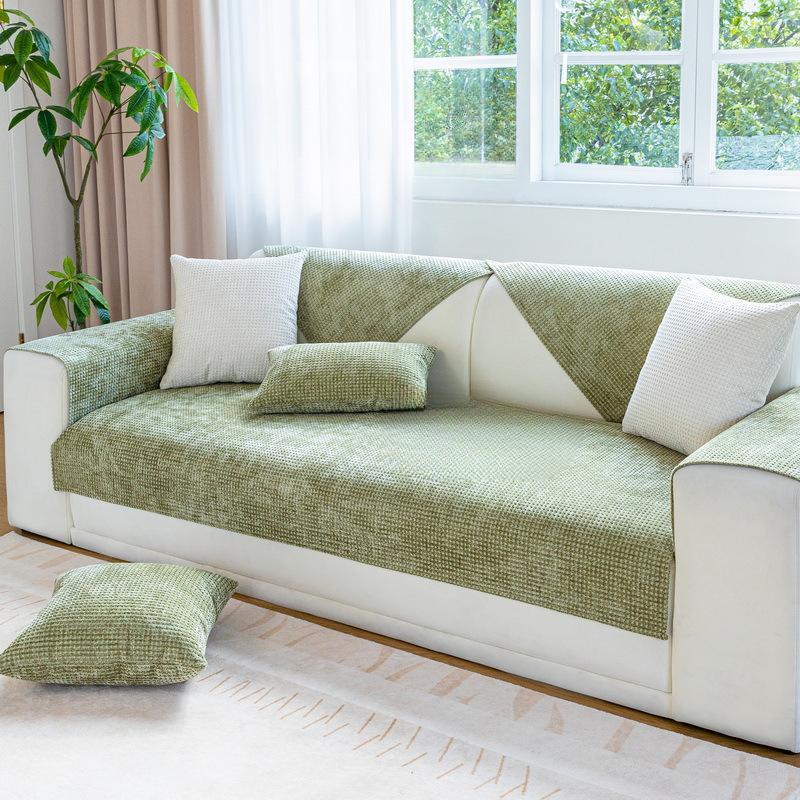 Sofa Cushion Four Seasons Cushion High-Grade Sofa Cover Non-Slip Backrest Cover Towel Four Seasons Universal Sofa Cover Cloth