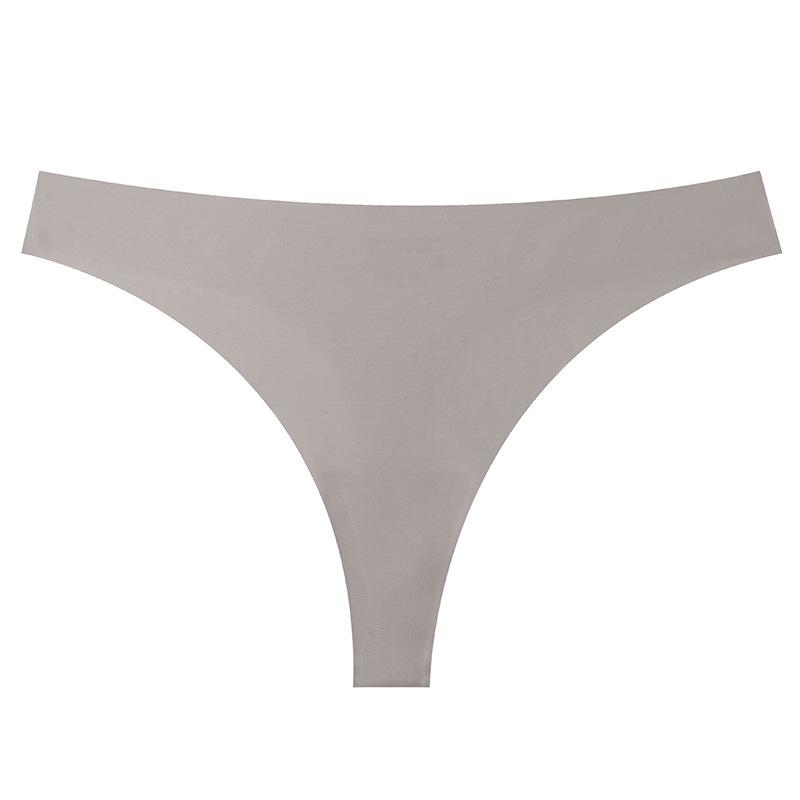 Damen Frühling und Sommer Sport Eis Seide Atmungsaktiv Schnelltrocknend Ohne Abdrücke Baumwollzwickel Tanga Unterwäsche