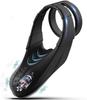 Silicone Rechargeable Vibration Cock Ring with Remote Control for Enhanced Male Performance