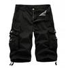 Neue Sommer Tragen Europäische Und Amerikanische Lose Beiläufige Werkzeug Shorts männer Große Multi Tasche Einfarbig Shorts männer