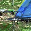 TRIWONDER Folding Chair, Outdoor Chair, Compact, Leisure Chair, Ultralight, Camping, Fishing, Hiking, BBQ, with Storage Bag (Black - L)