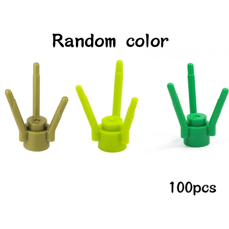 Non-Toxic Moc Building Blocks Plant Bush Tree Flower Grass Diy Buildingparts Creative Bricks 2417 2423 4727 6255 30176 33291 32607 Toys