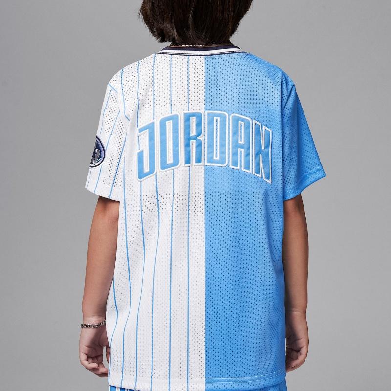 Jordan 23 T-Shirt Casual Comfortable Soft Skin-Friendly Short Sleeve Kids Tops University-Blue II3094-412