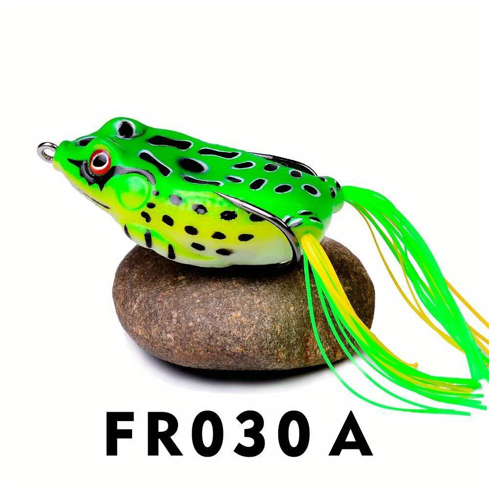 

2 Pcs 5g 9g 13g 17.5g Frog Lure Soft Tube Bait Plastic Fishing Lure with Fishing Hooks Topwater Ray Frog Artificial 3D Eyes 5g 4.3cm