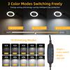 LED Desk Lamp with Magnifier Dimmable Eye-Care USB Reading Light for Work Repair Skincare Beauty Memory Function Led Table Lamp