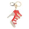 Rhinestone Keychain High Heeled Shoe Shape Cute Jewelry Bag Purse Pendant Accessories