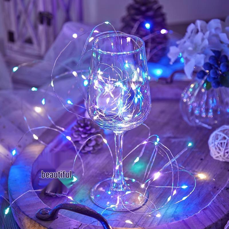 Starry LED Copper Wire String Lights, Colorful & Waterproof with 520 Small Bulbs