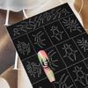 1 Sheet Airbrush Stencil For Nails Stars Moon Fishbone Pattern Hollow Nail Sticker Templates For French Nail Manicure Stickers