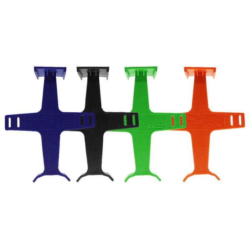 Motocross-Dirt-Bike-Kunststoff-Gabelstützschutz, Transportschutz, Gabelschoner-Klammer