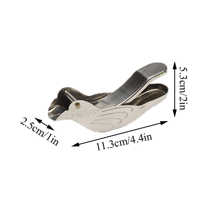 Stainless Steel Bird Shape Lemon Clip Manual Fruit Juicer Home Kitchen Bar Gadget Citrus Juicer HandHeld Orange Squeezer Machine
